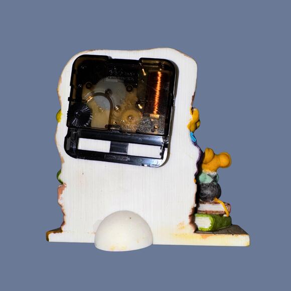 Vintage Musical Mice Clock Figurine β Teacher Mouse & Students Scene - Picture 4 of 7